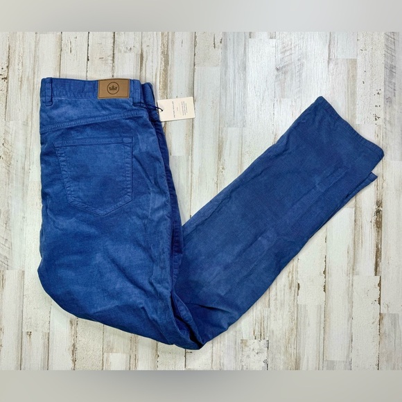 Peter Millar Other - Peter Millar Superior Soft Star Dust Blue Corduroy Pants Mens Size 34 NWT. $170